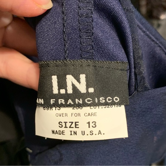 Navy blue spaghetti strap dress - Picture 5 of 5